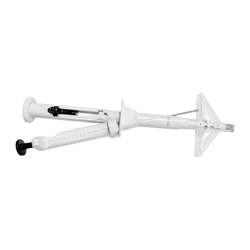 Fecho fascial descartável minimamente invasivo
